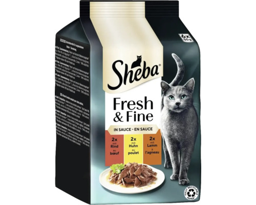 Sheba Fresh & Fine viande 6x50 g