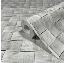 Rouleau de papier peint avec motif tressé