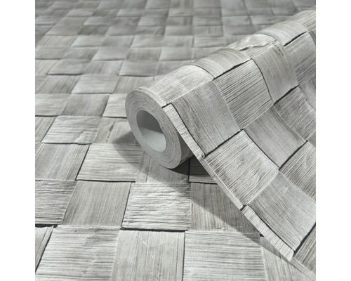 Rouleau de papier peint avec motif tressé