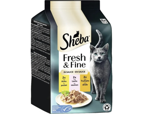 Sheba Fresh & Fine Mixte 6x50 g