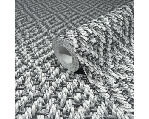 Rouleau de papier peint intissé aspect rotin