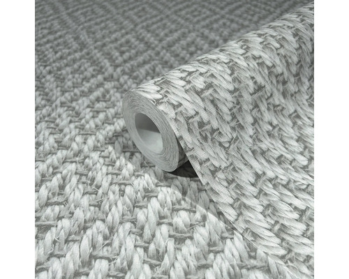 Rouleau de papier peint avec motif tressé