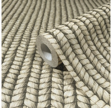 Rouleau de papier peint à motif de tresse