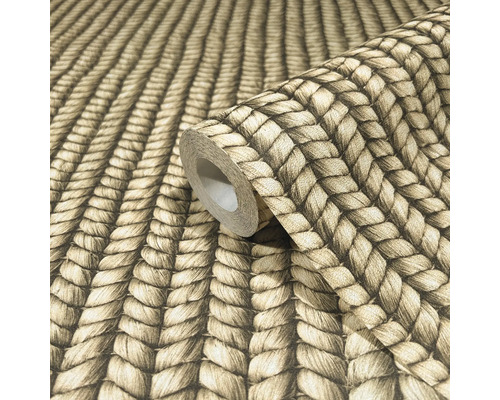 Rouleau de papier peint avec motif de tresse