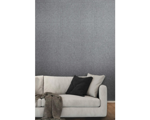 Panneau acoustique Talud Brain avec feutre PET gris 40 x 60 cm Panneau acoustique Talud Brain avec feutre PET gris 40 x 60 cm