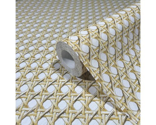 Rouleau de papier peint avec motif tressé