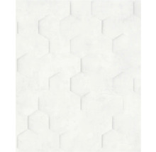 Carreaux muraux clairs avec motif hexagonal