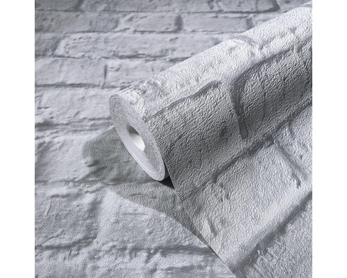 Rouleau de papier peint avec motif de briques