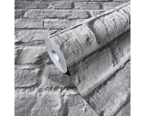 Rouleau de papier peint avec motif de briques