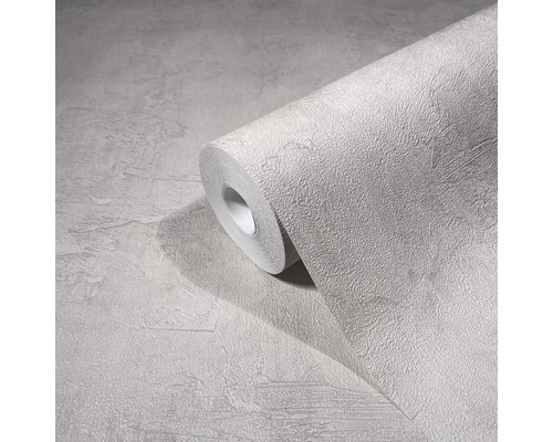 Rolle graue Reliefstruktur Tapete