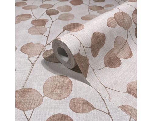 Tapetenrolle mit Blätter-Motiv
