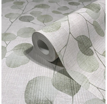 Tapetenrolle mit Eukalyptusblattmuster