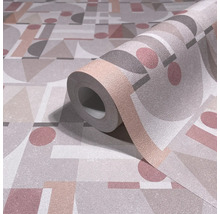 Tapetenrolle mit geometrischem Muster
