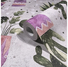 Tapetenrolle mit Pflanzenmotiven