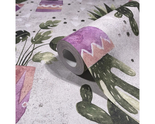 Tapetenrolle mit Pflanzenmotiven