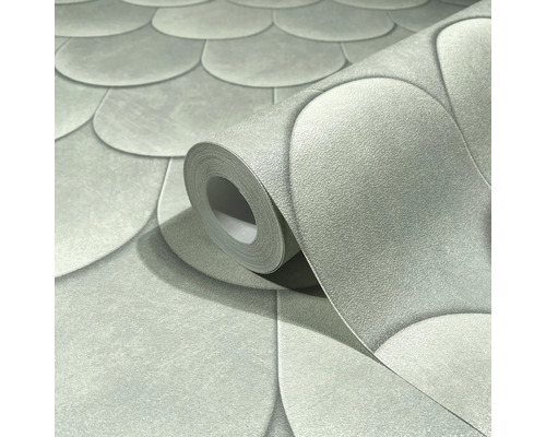 Tapetenrolle mit Fischschuppenmuster