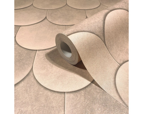 Rouleau de papier peint avec motif de bardeaux