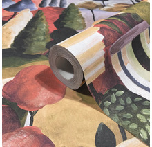 Rouleau de papier peint avec motif de paysage