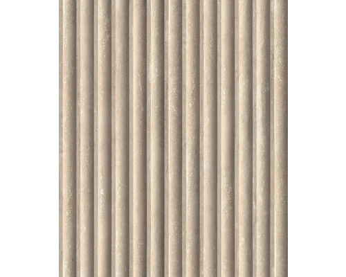 Revêtement mural rainuré en pierre naturelle