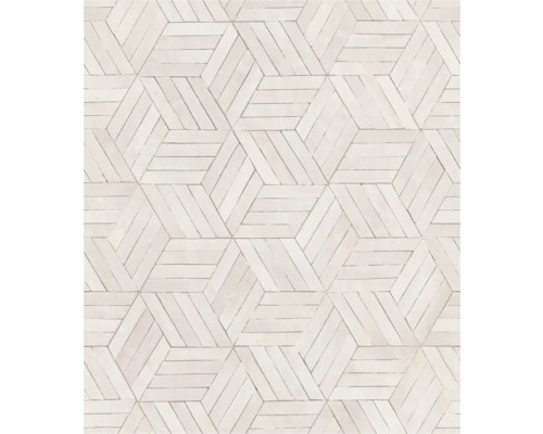 Vliestapete 81699 Leyla geometrisch Stein-Optik grau Fliesenmuster mit geometrischem Design