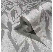 Tapetenrolle mit Blätterdruck