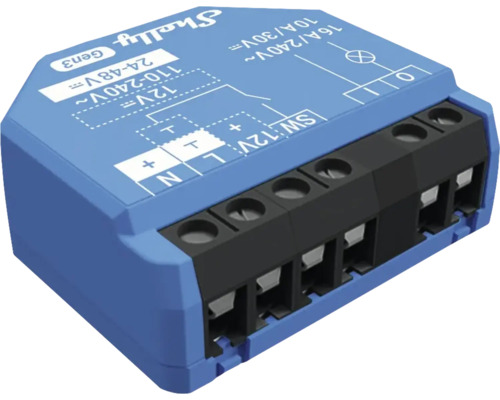 Relais Shelly Gen3 pour la domotique