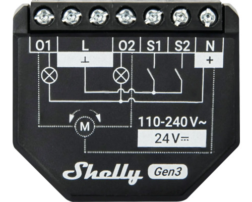 Schéma de câblage Shelly Gen3