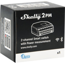 Emballage du commutateur intelligent Shelly 2PM Gen3