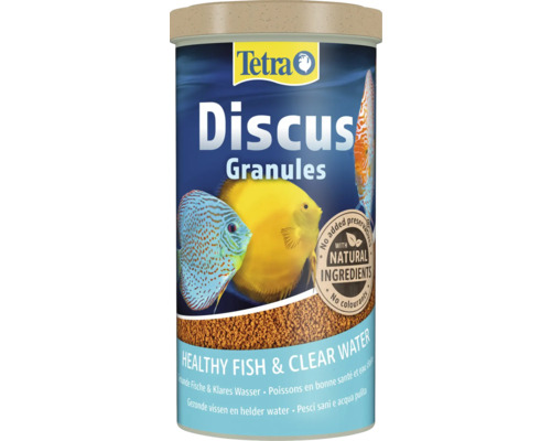 Aliment granulé Tetra Discus pour des poissons sains et une eau claire
