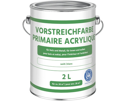 Sous-couche blanc acrylique 2,0 l