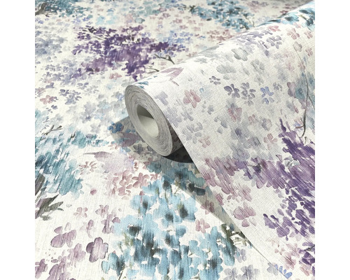 Rouleau de papier peint à motif floral