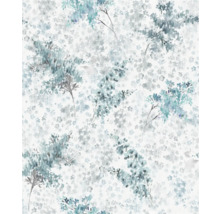 Papier peint avec motif floral et motif d''arbre