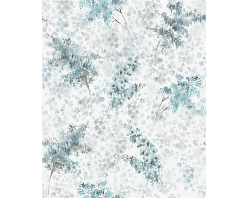 Papier peint avec motif floral et motif d''arbre