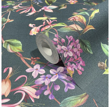 Rouleau de papier peint à motif floral