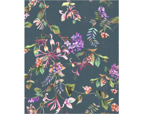 Papier peint à motif floral