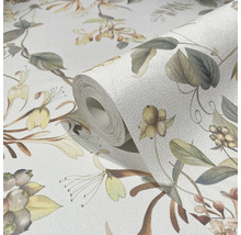 Rouleau de papier peint à motifs floraux