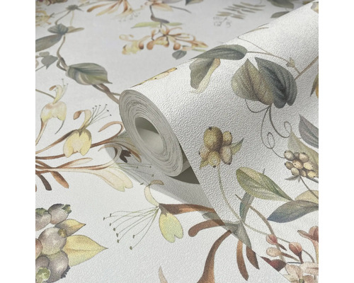Rouleau de papier peint à motifs floraux