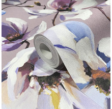 Rouleau de papier peint intissé à motif floral