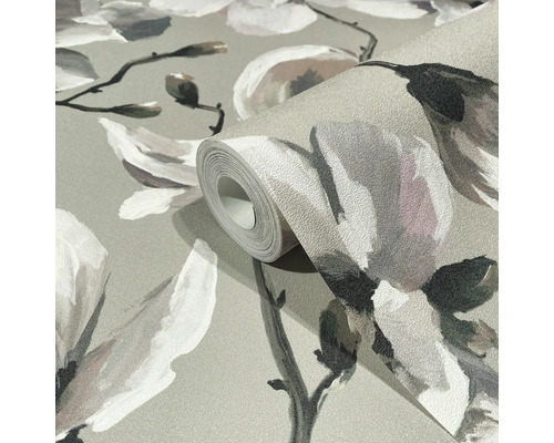 Rouleau de papier peint à motif floral
