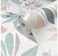 Rouleau de papier peint à motif floral