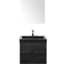 Waschtisch mit Spiegel und Unterschrank