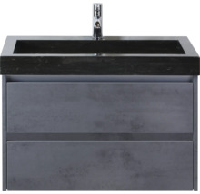 Meuble sous-lavabo avec lavabo et robinet