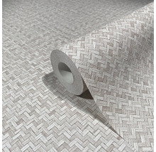 Rouleau de papier peint avec motif à chevrons