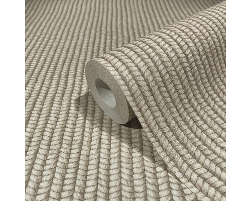 Rouleau de papier peint avec motif de corde