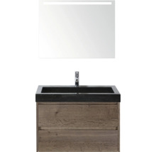 Meuble-lavabo avec miroir et meuble sous-vasque pour la salle de bain