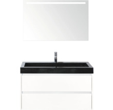 Combinaison de lavabo avec miroir et meuble sous-vasque