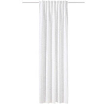 Rideau blanc sur tringle à rideaux