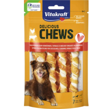 Emballage de friandises à mâcher pour chiens Vitakraft Delicious Chews en spirale, sans sucre ajouté et sans additifs