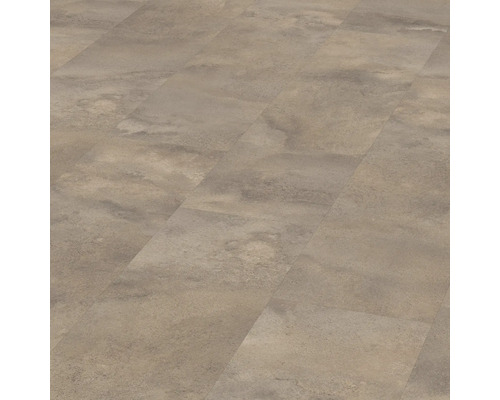 Vinylboden Titanit sandbeige Fliese 1292 x 327 x 7,5 mm Bodenbelag aus Vinyl in Steinoptik