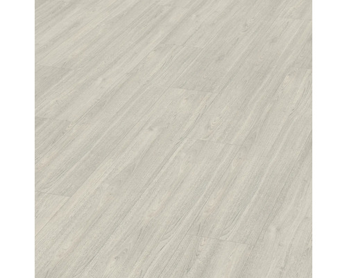 Laminat Nature Sense Charlotte Eiche hellgrau Landhausdiele 1292 x 193 x 7 mm Bodenfläche mit Laminatboden in Holzoptik